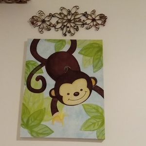 Toilet paper roll wall art